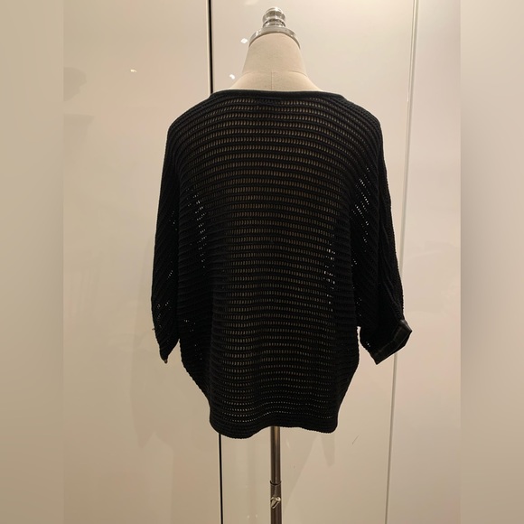 Black mesh, Club Monaco top. - Picture 2 of 6